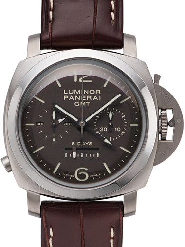 Panerai Luminor 1950 Titanium 8 Days Chrono Monopulsante GMT 44m - Click Image to Close